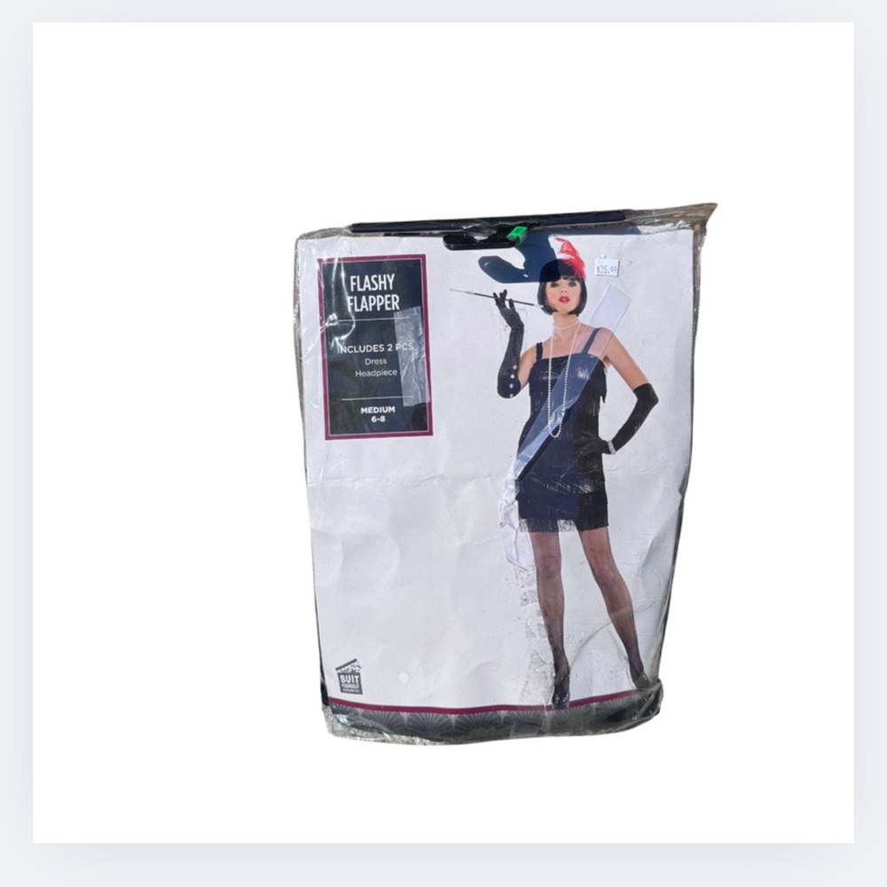 Women's 1920s flapper Costume - Black